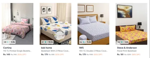 Image of Bedsheet Starting at ₹149