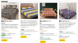 Bedsheets starting @ ₹299