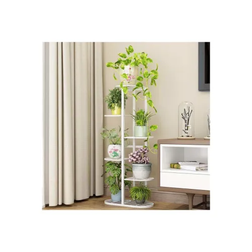 Image of Bee Creative Trendy Luxury Metal 6 Tier 7 Potted Plant Stand 