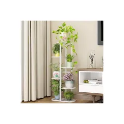 Bee Creative Trendy Luxury Metal 6 Tier 7 Potted Plant Stand 