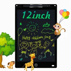 BeeDuck 12 Inch LCD Writing Board Tablet Pad Electronic Drawing Slate for Kids