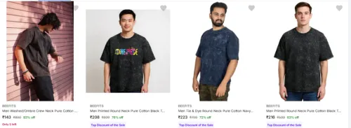 Image of Beefits Men's T Shirts starting @ ₹143