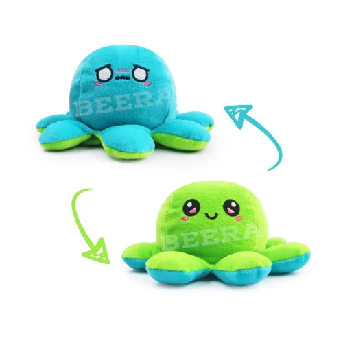 Image of Beera Reversible Plushie Cute Octopus Toy