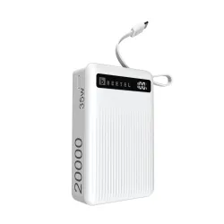 Beetel Power Bank Volte PB35N Nano 20000mAh 35W with Built-in Type C Cable