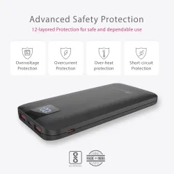 Beetel Volte Series PB10 10000mAh Power Bank 22.5W Fast Charging | Triple Output QC3.0, PD3.0 & PPS |