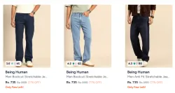 Being Human Men Jeans up to 77% Discount