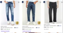 BEING HUMAN Mens Jeans at minimum 71% Discount