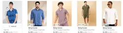 BEING HUMAN Mens Shirt Minimum 77% Discount