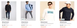 Being Human Mens Sweatshirts at minimum 70% Discount