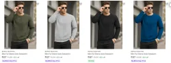 Being Wanted Mens Sweatshirts upto 83% Discount