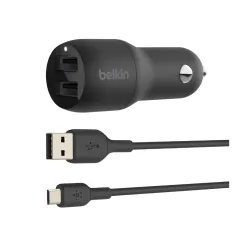 Belkin 24W Dual USB-A Fast Charge Car Charger