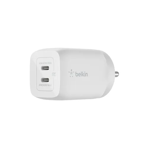 Image of Belkin 65W Dual USB-C GaN Charger