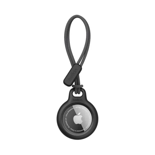 Image of Belkin AirTag Case with Strap (Black, F8W974)