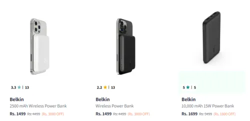 Image of Belkin Power Banks at minimum 50% Discount