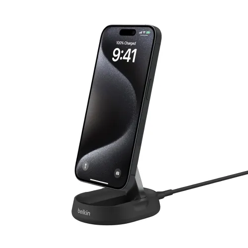 Image of Belkin Qi2 Magnetic Wireless Charging Stand