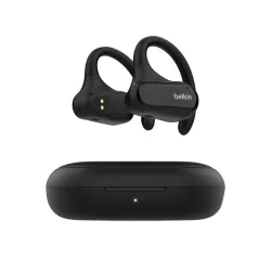 Belkin SoundForm ClearFit Open-Ear Wireless Earbuds, Lightweight Sport Earphones, Bluetooth Compatible w/Long-Lasting Comfort, IPX5 Waterproof for iPhone, Hiking, Biking, Running, & More - B...