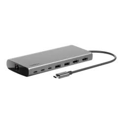 Belkin Universal USB-C 8-in-1 Dual Display Hub 100W PD
