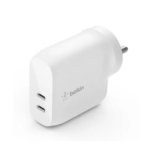 Image of Belkin 40W (20W + 20W) Two Ports USB -C PD Wall Charger 
