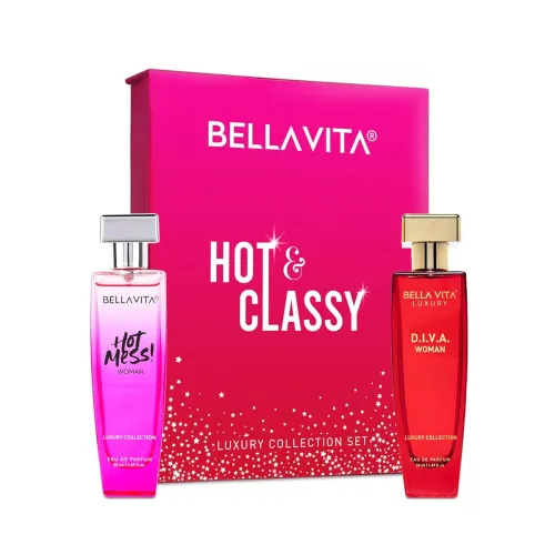 Image of Bella Vita Luxury Hot & Classy | Long Lasting 2x50ml Perfume Gift Set for Woman