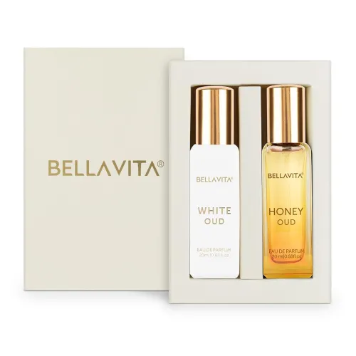 Image of Bella Vita Luxury White Oud & Honey Oud Perfume 20ml pack of 2