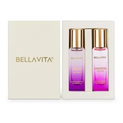 Bella Vita Luxury Date & Senorita Women Long Lasting Perfume 2x20ml 