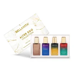 BELLAVITA Alter Ego Collection | 4x20ml | Long Lasting EDP | Gift for Man and Woman | Perfume for Man and Woman | Vanill