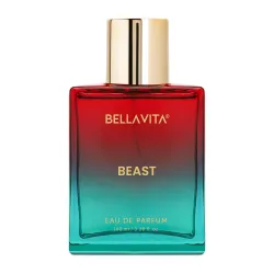 BELLAVITA Beast | Long Lasting EDP | 100ml | Perfume for Man and Woman | Raspberry, Patchouli and Rose | Premium Fragran