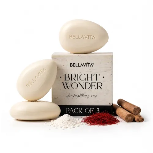 Image of BELLAVITA Bright Wonder Brightening Soap Pack of 3 x 100Gm