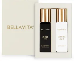 BELLAVITA CEO MAN perfume & WHITE OUD perfume combo| Citrus & Woody Notes |Long Lasting| Eau de Parfum - 40 ml 