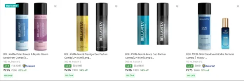 Image of Bellavita Deodorant Spray upto 62% Discount