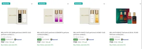 Image of Bellavita Eau De Parfum at minimum 70% Discount
