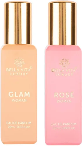 Image of BELLAVITA GLAM & ROSE perfume combo