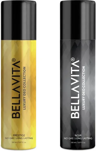 Image of BELLAVITA Noir & Prestige Deo Perfume Combo (2x150ml)