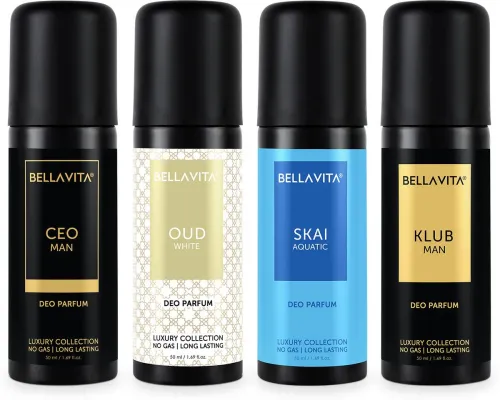 Image of BELLAVITA Parfum 50ml Pack of 4 