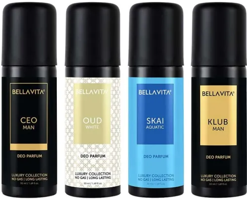 Image of BELLAVITA organic Deo Parfum Travel-Size Gift Set | 4x50 ml 