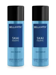 BELLAVITA SKAI Aquatic Body Parfum Deo Combo (300 ml, Pack of 2)