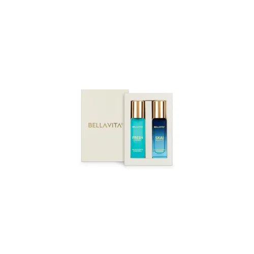 Image of BELLAVITA Skai Aquatic EDC & Fresh EDT Unisex Fragrance