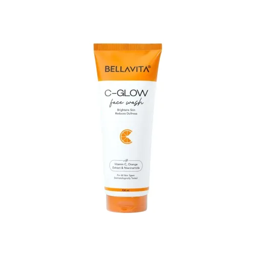 Image of BELLAVITA C-Glow Vitamin C Face Wash with CICA & Green Tea | Bright & Glowing Skin | Reducing Dullness | All Skin Types 