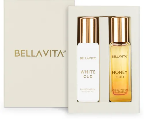 Image of Bellavita White Oud & Honey Oud Perfume Combo, 20ml x 2