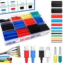 BELLOX 560Pieces Heat Shrink Tubing 2:1- Electrical Wire Cable 