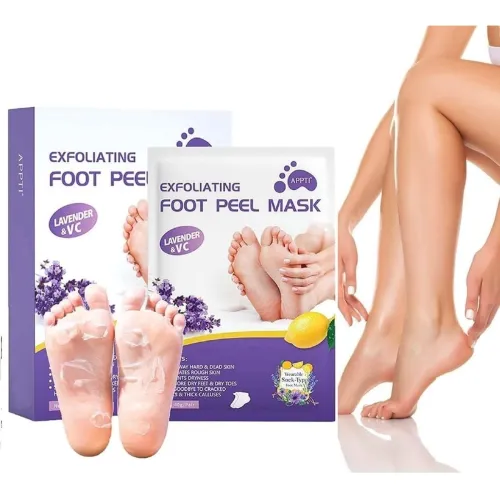 Image of Bellox 1Pair Foot Peel Masks for Women & Men, Skin Care Dark Skin Lightening & Whitening Moisturizing Foot Mask Moisture