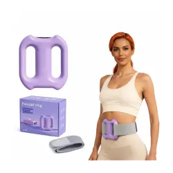 Belly Fat Massager Belt | Belly Fat Burner & Body Shaper for Men & Women | Wearable Vibration Massage Ring with Adjustable Belt | Digital Display, USB Rechargeable & Storage Pouch (Updated V...