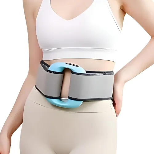 Image of Belly Massager Belt Electric Fascia Massager for Abdomen Waist 