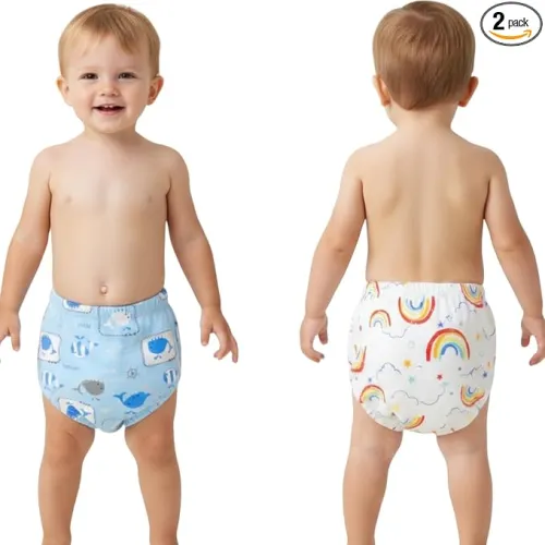 Image of Bembika Baby Training Pants Soft Cotton Leak Resistant Pack 2 L