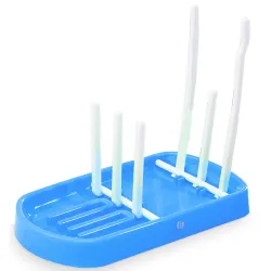 Bembika Baby Drying Rack Folding, Baby Drying Rack, Baby Drying Rack for Bottles, Baby Drying Stand for Babies, Baby Bottle Drying Rack Storage (Blue Color)
