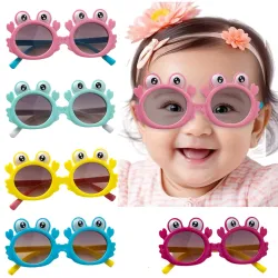 BEMBIKA Kids Sunglasses (Pink Crab Design)