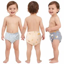 Bembika Soft Cotton Reusable Potty Training Pants (Pack of 3)