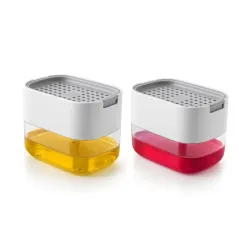 BENAVJI Outdoor Living 2-in-1 Dish Soap Dispenser with Sponge Holder