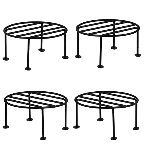 Image of BENAVJI Balcony Garden Iron Plant Stand