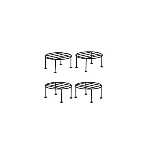 Image of BENAVJI Balcony Garden Iron Plant Stand Pack of 4